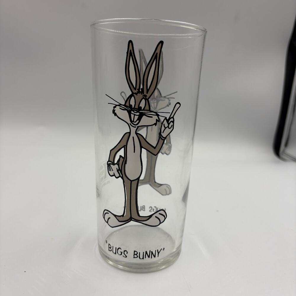 Vintage Pepsi Collector Series Bugs Bunny Looney Tunes Drinking Glass Tumbler